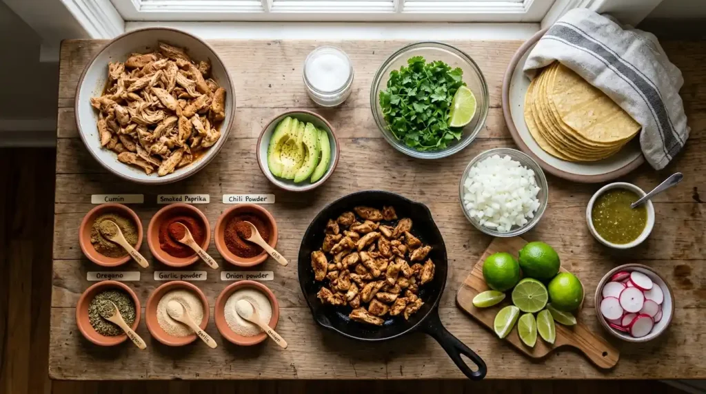 Chicken Street Tacos: The Best Homemade Recipe for Easy Taco Night 3 Chicken-street-tacos-ingredients