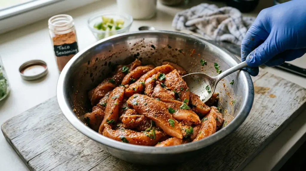 Chicken Street Tacos: The Best Homemade Recipe for Easy Taco Night 4 Marinating_chicken_for_street_tacos