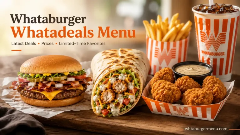 Whataburger Whatadeals Menu
